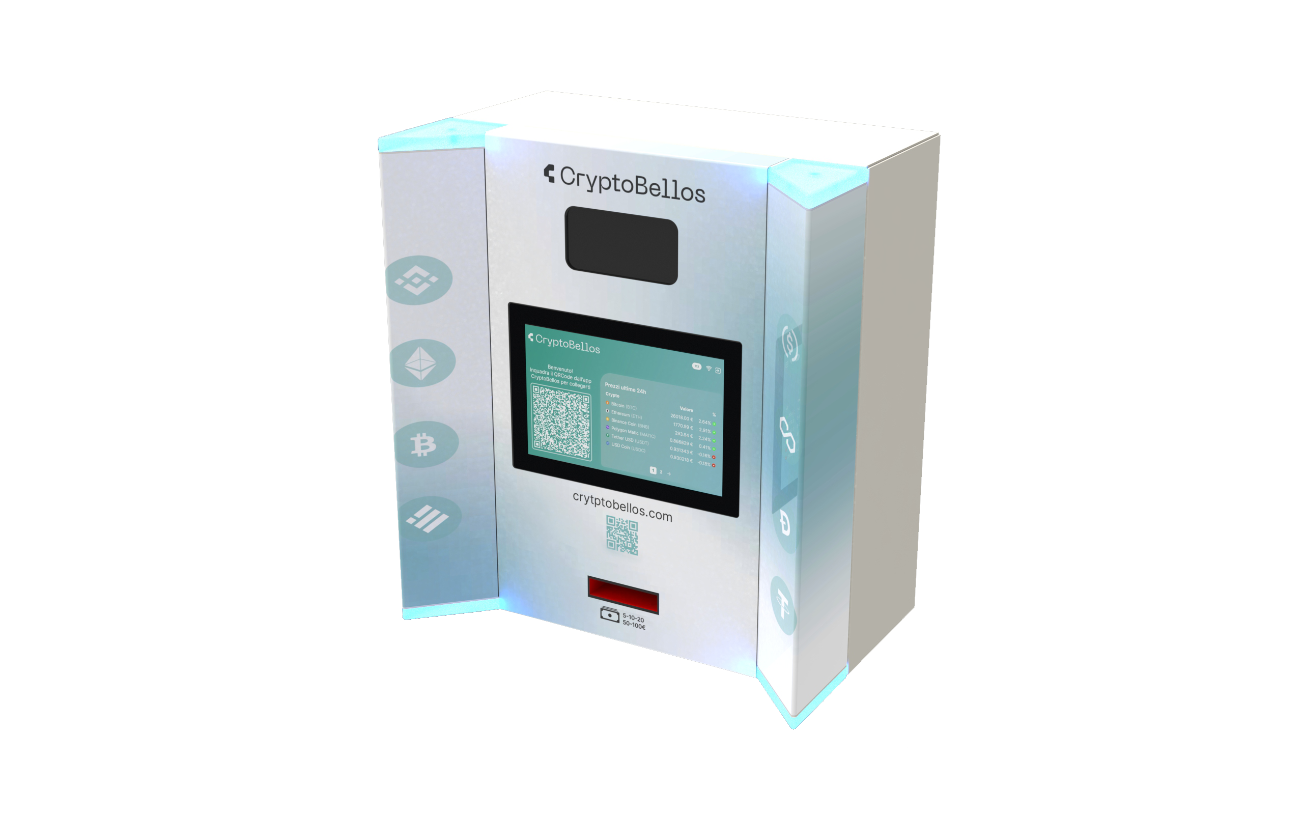 Vendor crypto atm upper side right