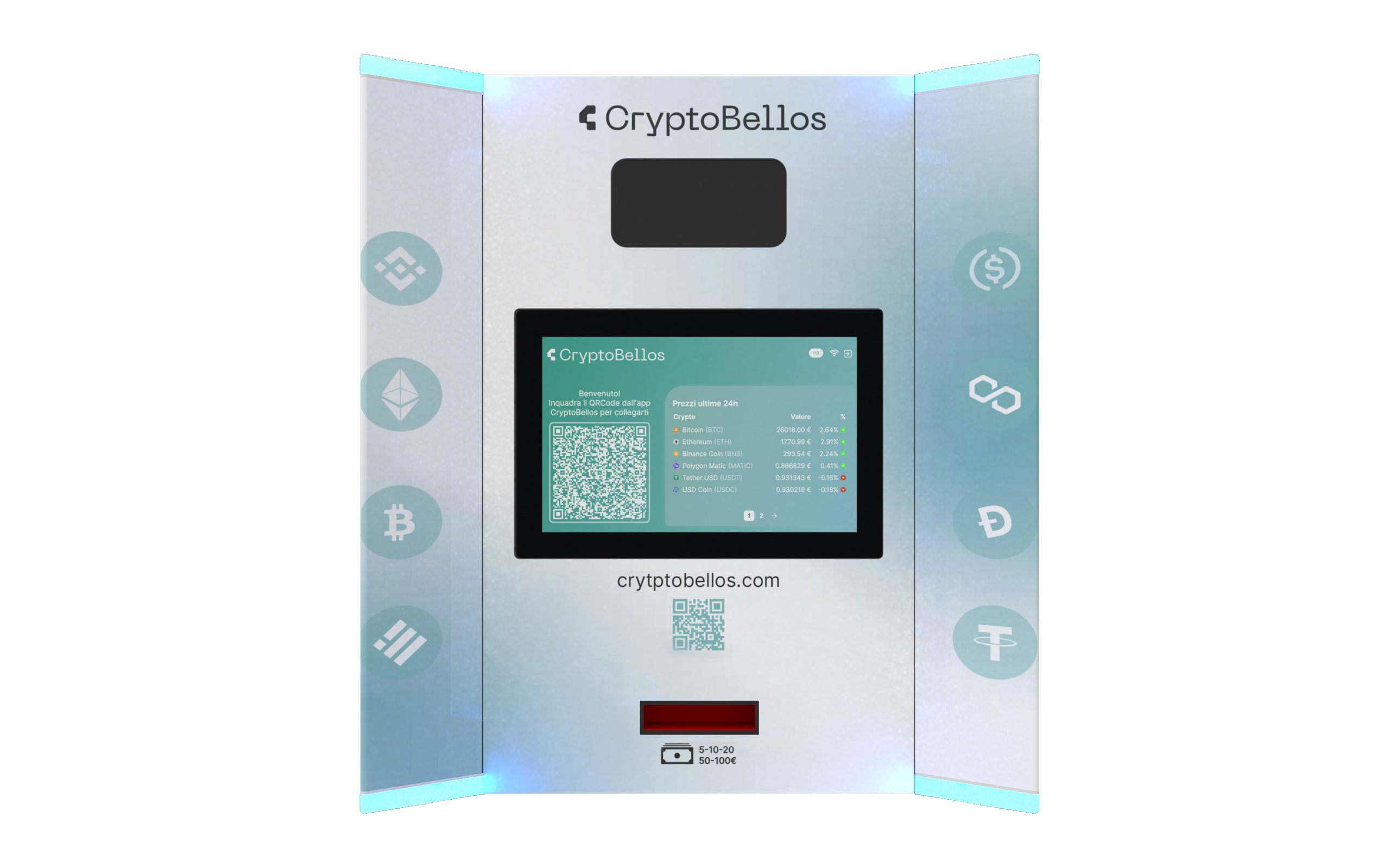 Vendor crypto atm front